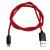 USB till Lightning kabel rödsvart - dBakuten.se
