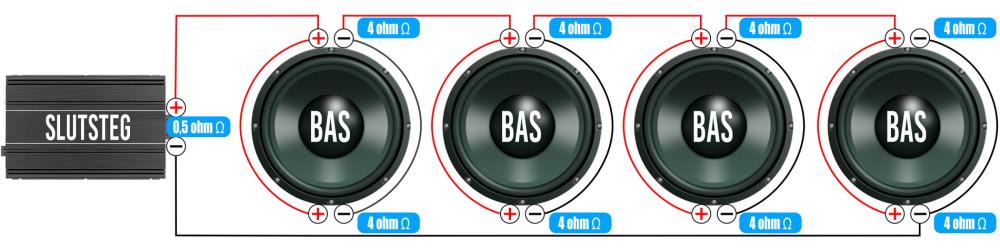 2x4 ohms element 4st - dBakuten.se