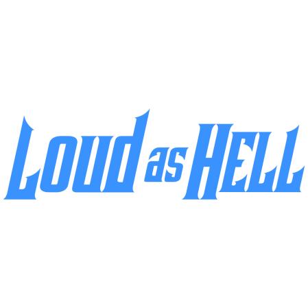 LOUD AS HELL dekal - dBakuten.se
