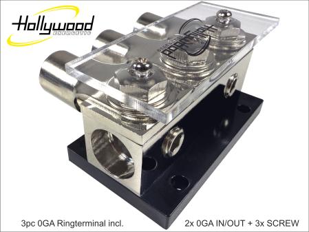 Hollywood PRD3 PLATINIUM PLATED HIGH POWER DISTRIBUTION - dBakuten.se