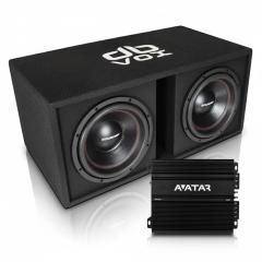 2x12" Soundmax SX-FX12.D4 dBVox låda Ampkit - dBakuten.se