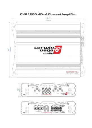 Cerwin-Vega CVP1200.4D - dBakuten.se