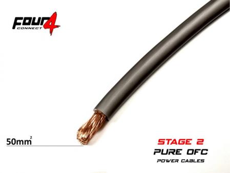 50mm2 kopparkabel satin silver Full rulle 20m - dBakuten.se