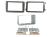 2-DIN instrumentpanel Seat/Skoda/VW olika fordon svart - dBakuten.se