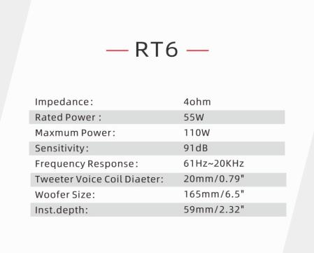 Rebec RT6 3ohm - dBakuten.se