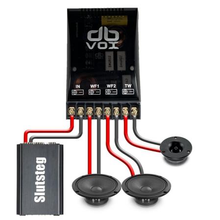 2-pack dB 2vägsfilter v2 - dBakuten.se