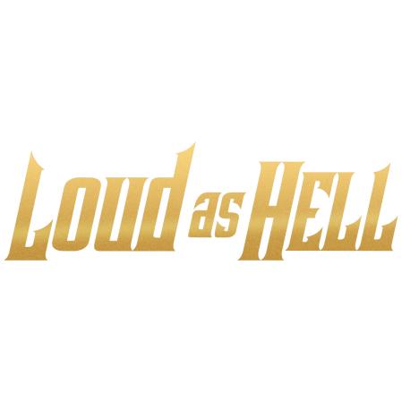 LOUD AS HELL dekal - dBakuten.se