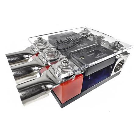 Hollywood ANH3 - PLATINIUM PLATED HIGH POWER TRIPPLE ANL FUSEHOLDER - dBakuten.se