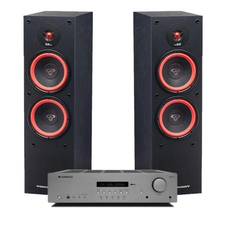 Cerwin-Vega SL-28 & Cambridge Audio AXR85 - dBakuten.se