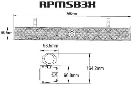 Cerwin Vega Soundbar RPMSB3X - dBakuten.se