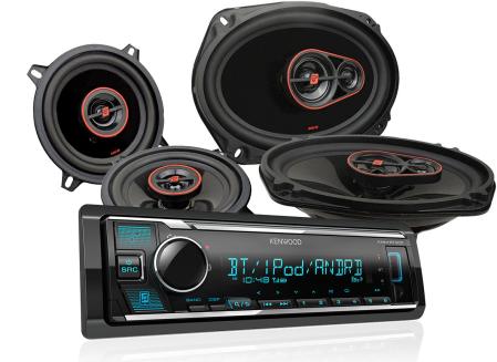 Kenwood KMM-306BT & Cerwin-Vega HED 6x9