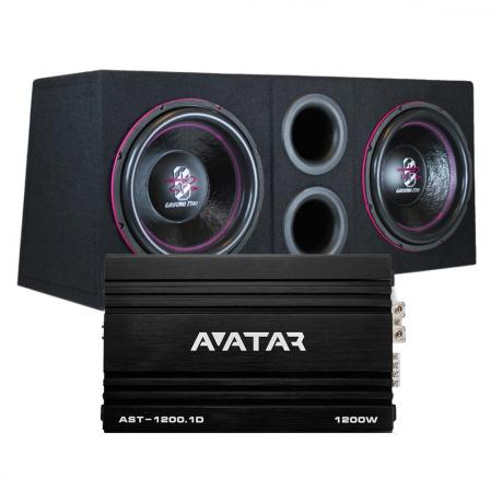 GZ 2x12 Baslåda Iridium 12 +1500W - dBakuten.se