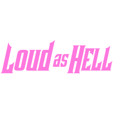 LOUD AS HELL dekal - dBakuten.se