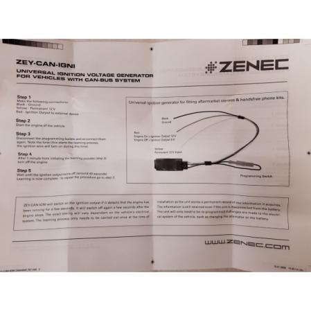 Zenec ZEY-CAN Igni - dBakuten.se